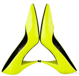 Neon Green Pointed Toe Heels