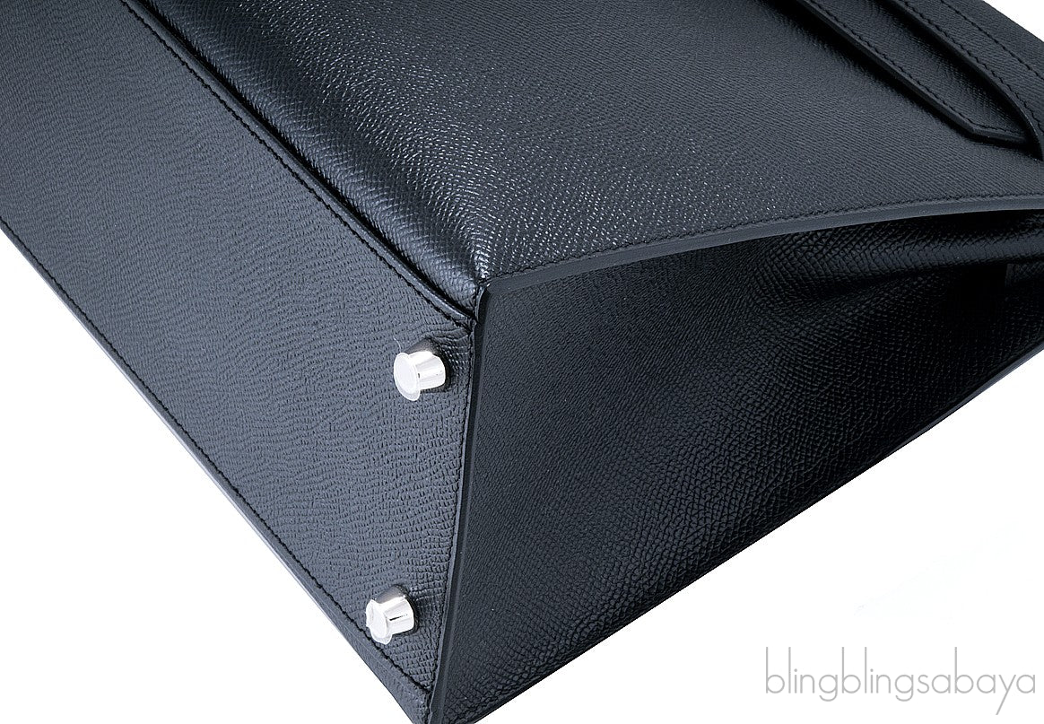 Kelly 32 Black Sellier Epsom