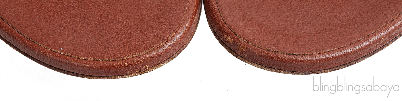 Hermes Brown Ajaccio Sandals