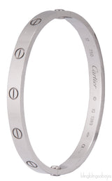 White Gold LOVE Bracelet