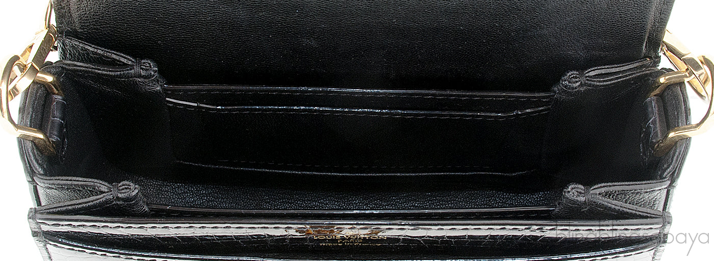 Vivienne Croc Shoulder Bag