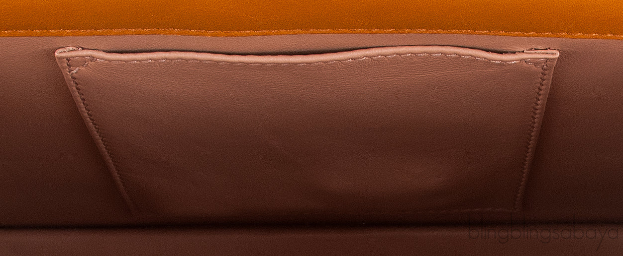 Thiara Brown Crocodile Hand Bag