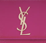 Fuchsia Pink Monogrammed Clutch