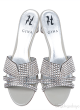 Gina Silver Crystal Grey Utah Sandals