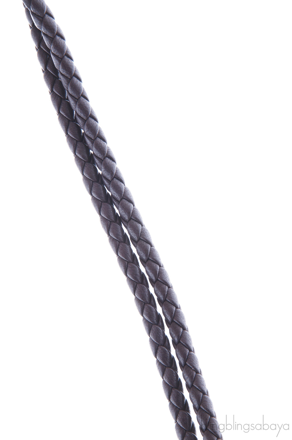 Brown Intrecciato Phone Strap