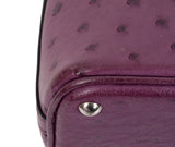 Bolide 27 Purple Ostrich Bag PHW