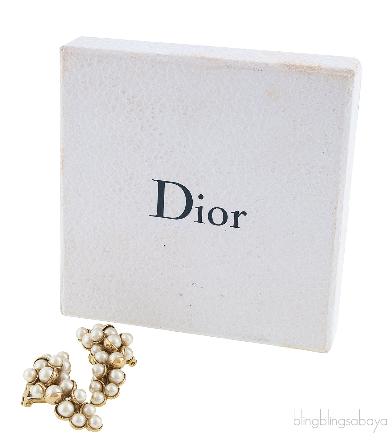Pearl Cluster Clip Earrings