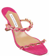 Off to Bali 75 Shell Emb Raffia Sandals