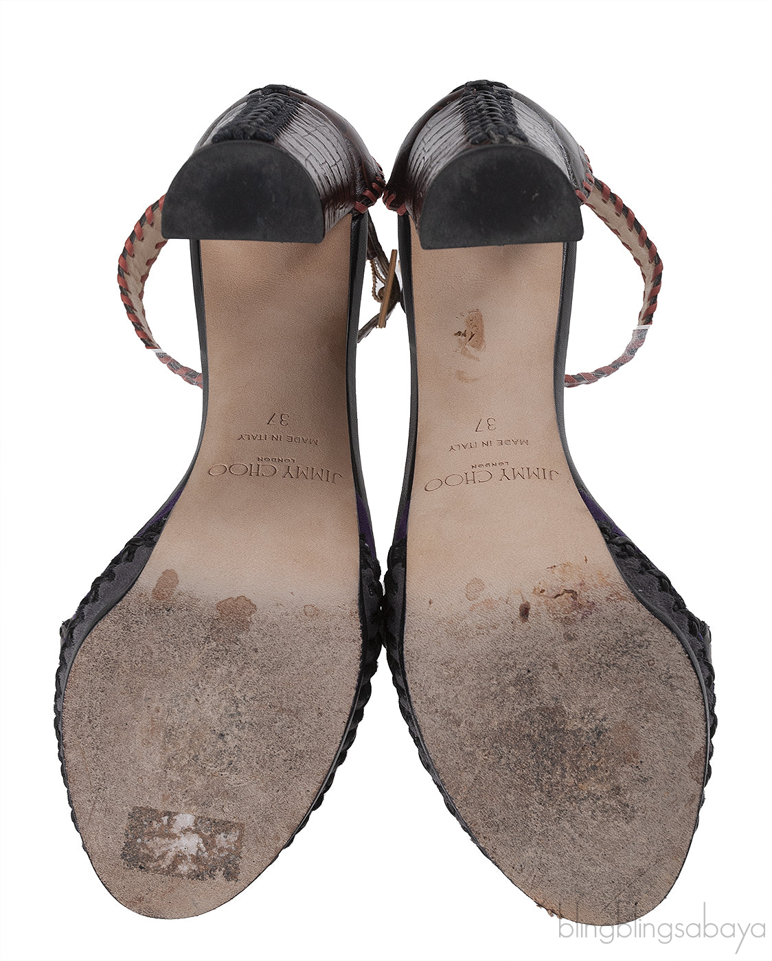 Jimmy Choo Multicolor Holly Intricate 120 Plaform Sandals