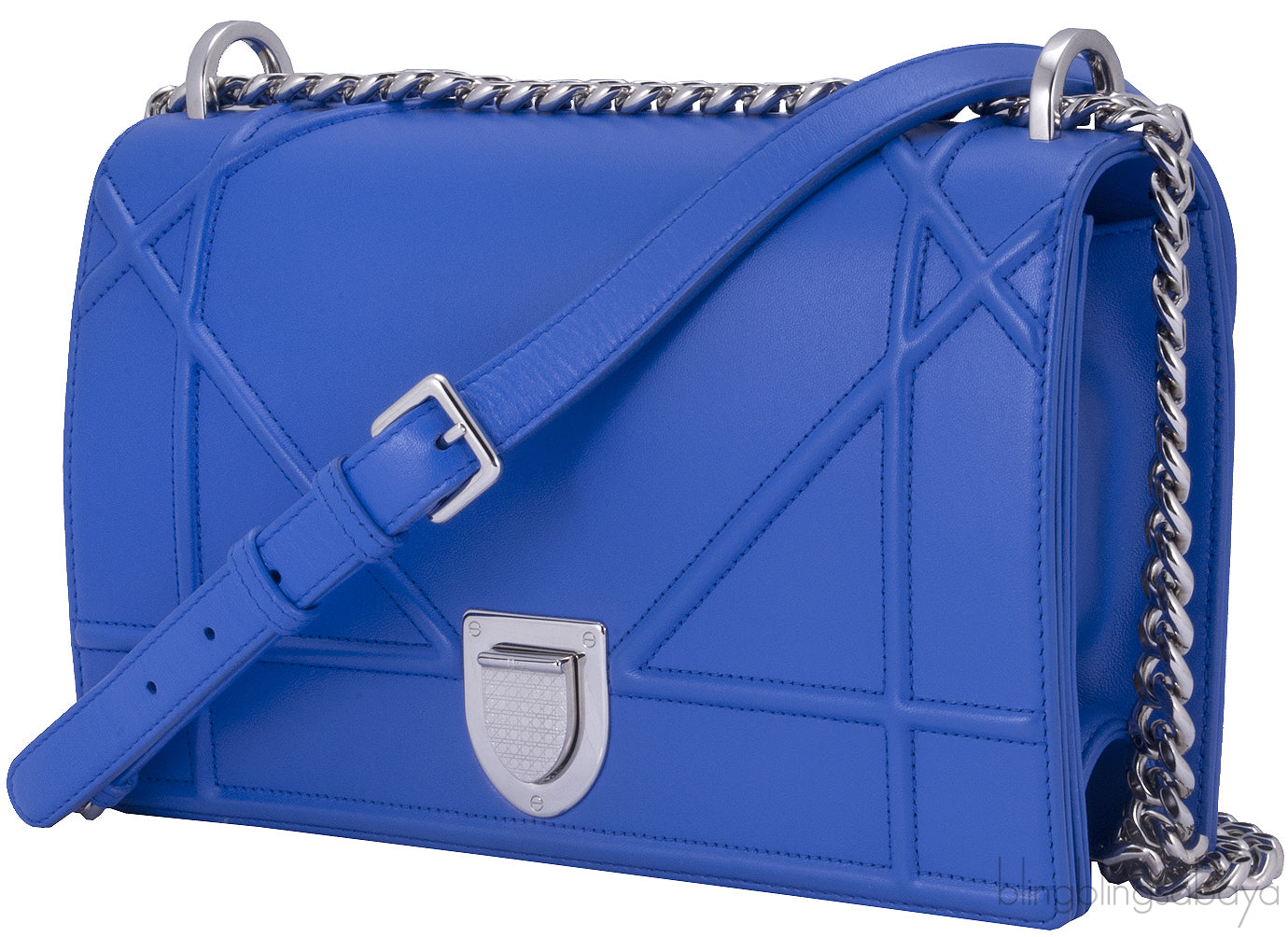 Diorama Light Blue Flap Shoulder Bag