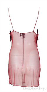 Red Fringe Camisole Top