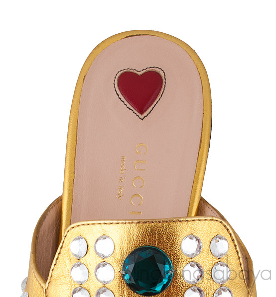 Princetown Jewelled Metallic Gold