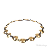 Marni Brass Disc Leather Belt