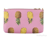 Pink Pineapple Printed Pouch