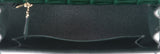 Kelly 25 Sellier Vert Fonce Patent Crocodile GHW