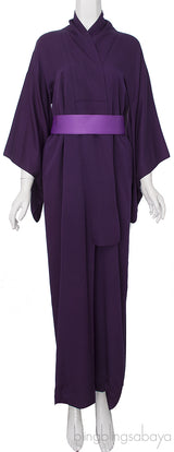 Purple Textured Kimono