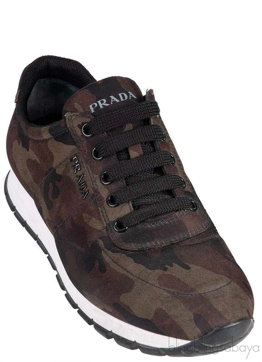 Camouflage Nylon Sneakers