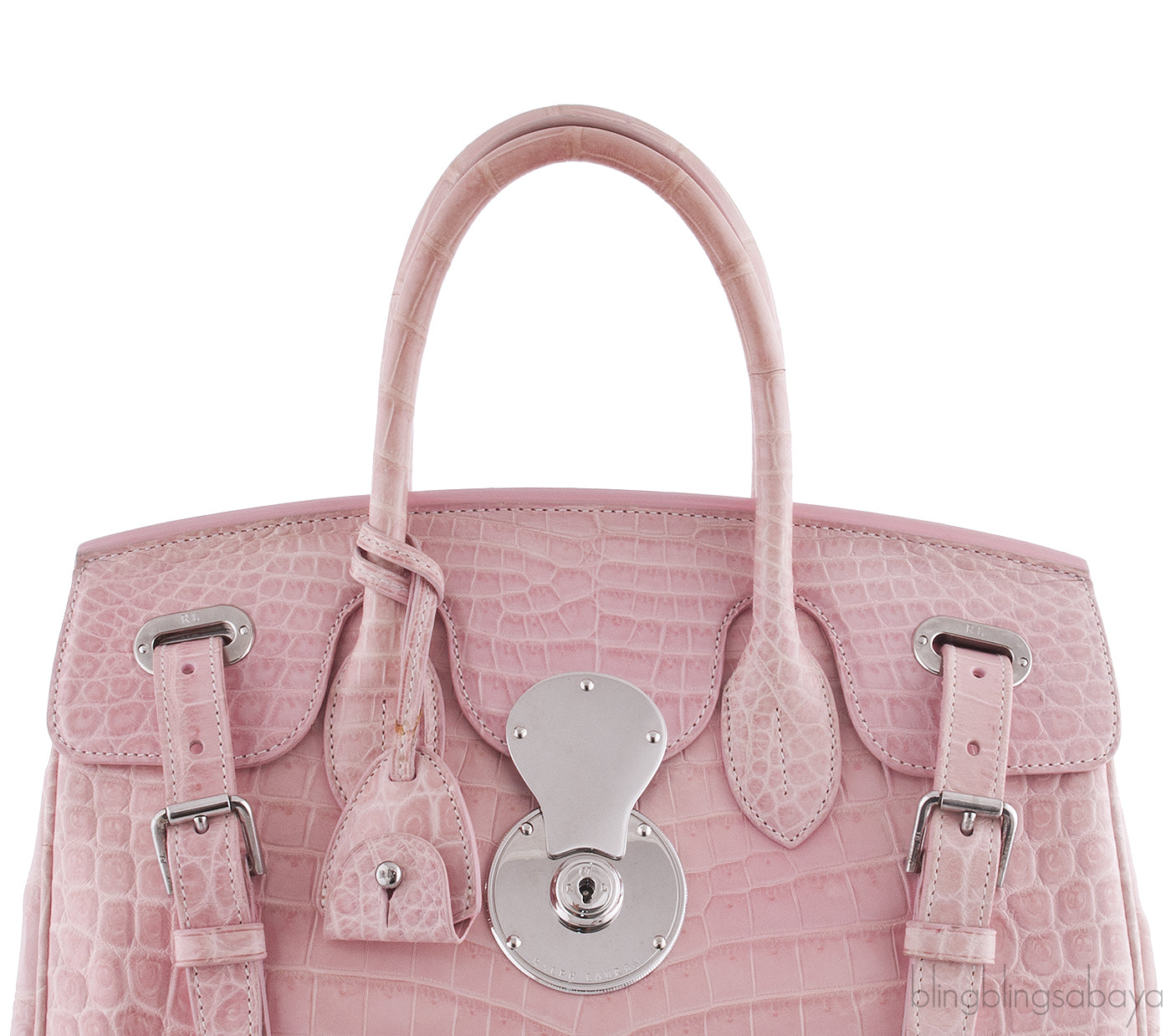 Ricky Light Pink Alligator Bag