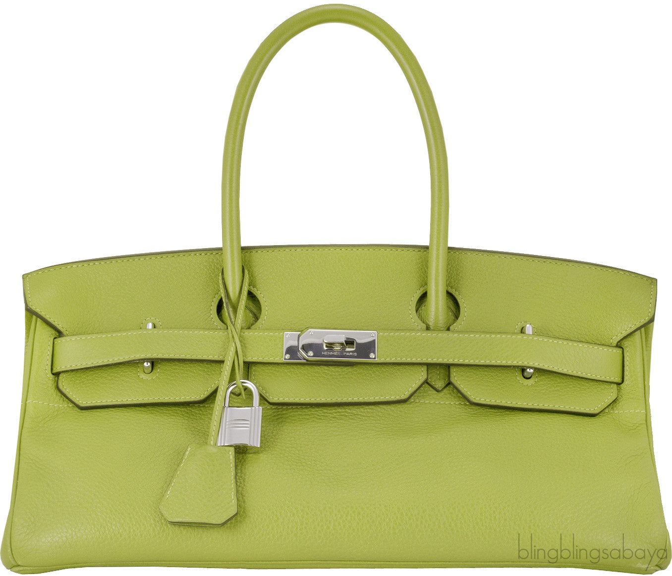 JPG Shoulder Birkin 42 Vert Anis