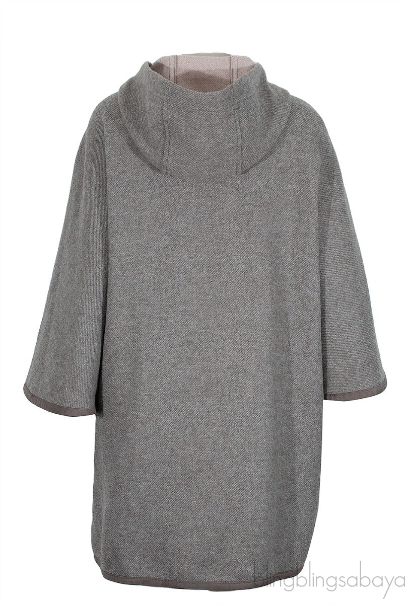 Grey Hooded Jacket