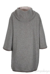 Grey Hooded Jacket