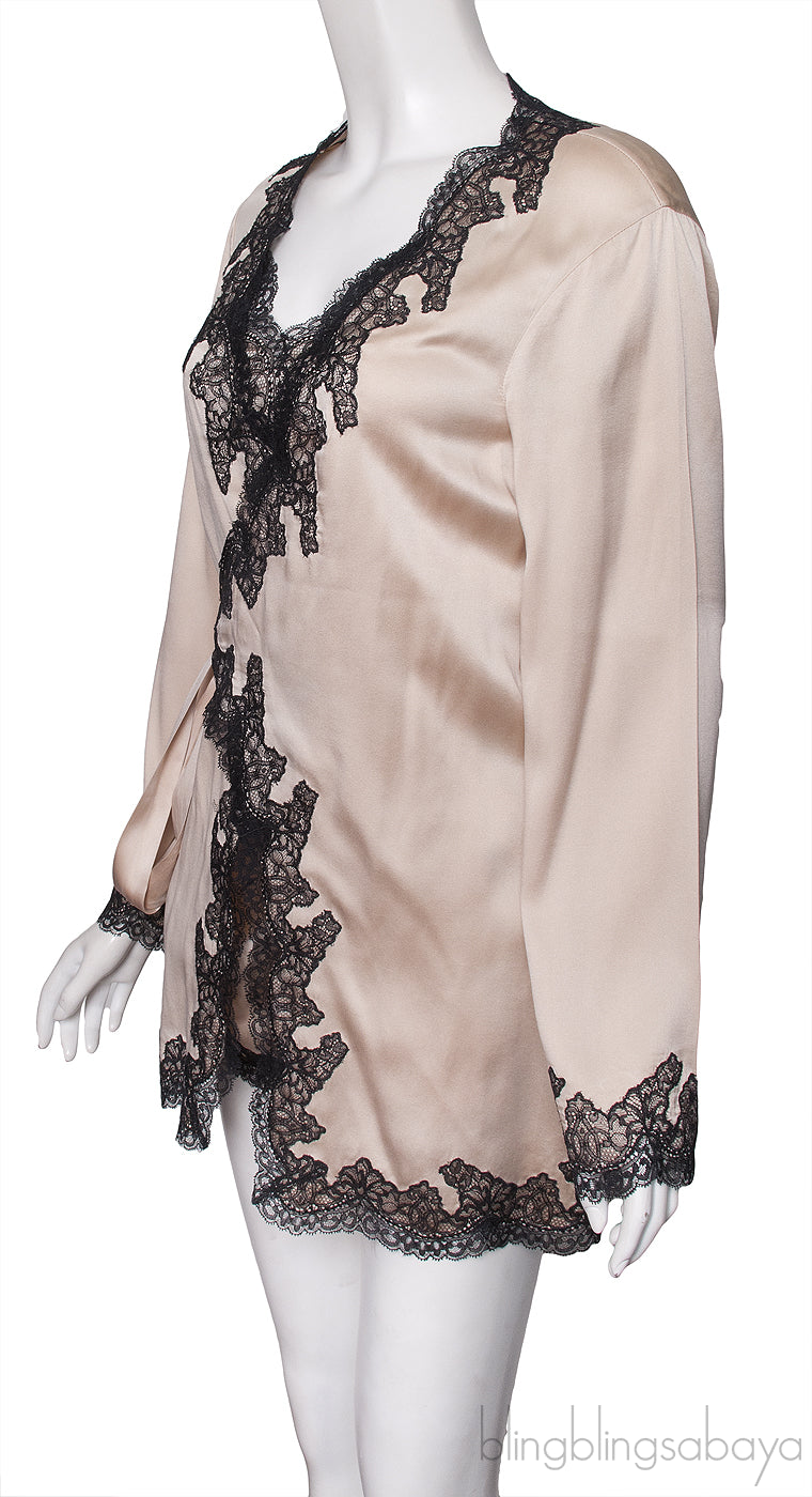 Amelia Lace Trimmed Top & Chemise