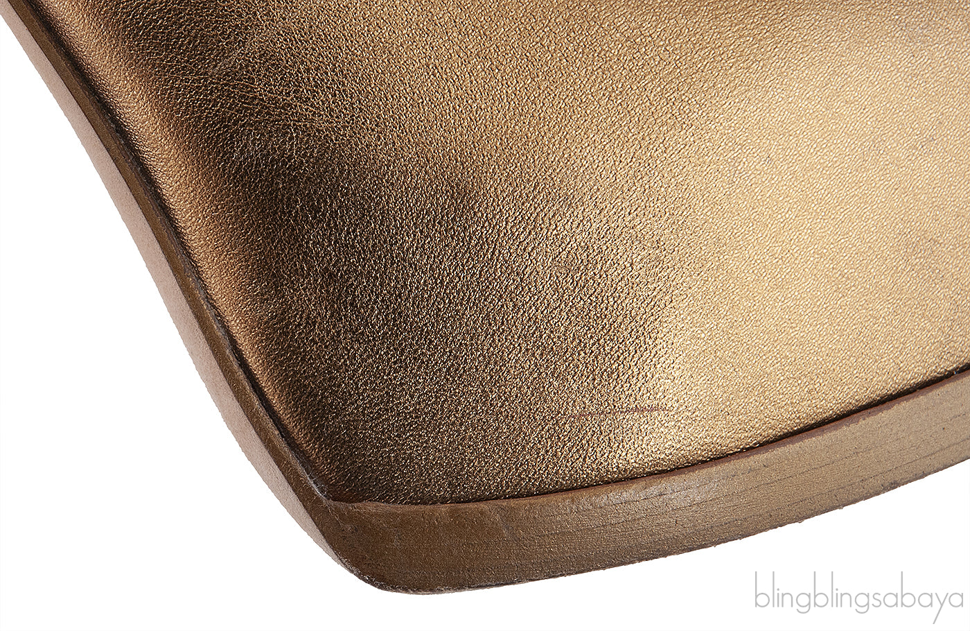 Tribtoo Gold Slingback Pump