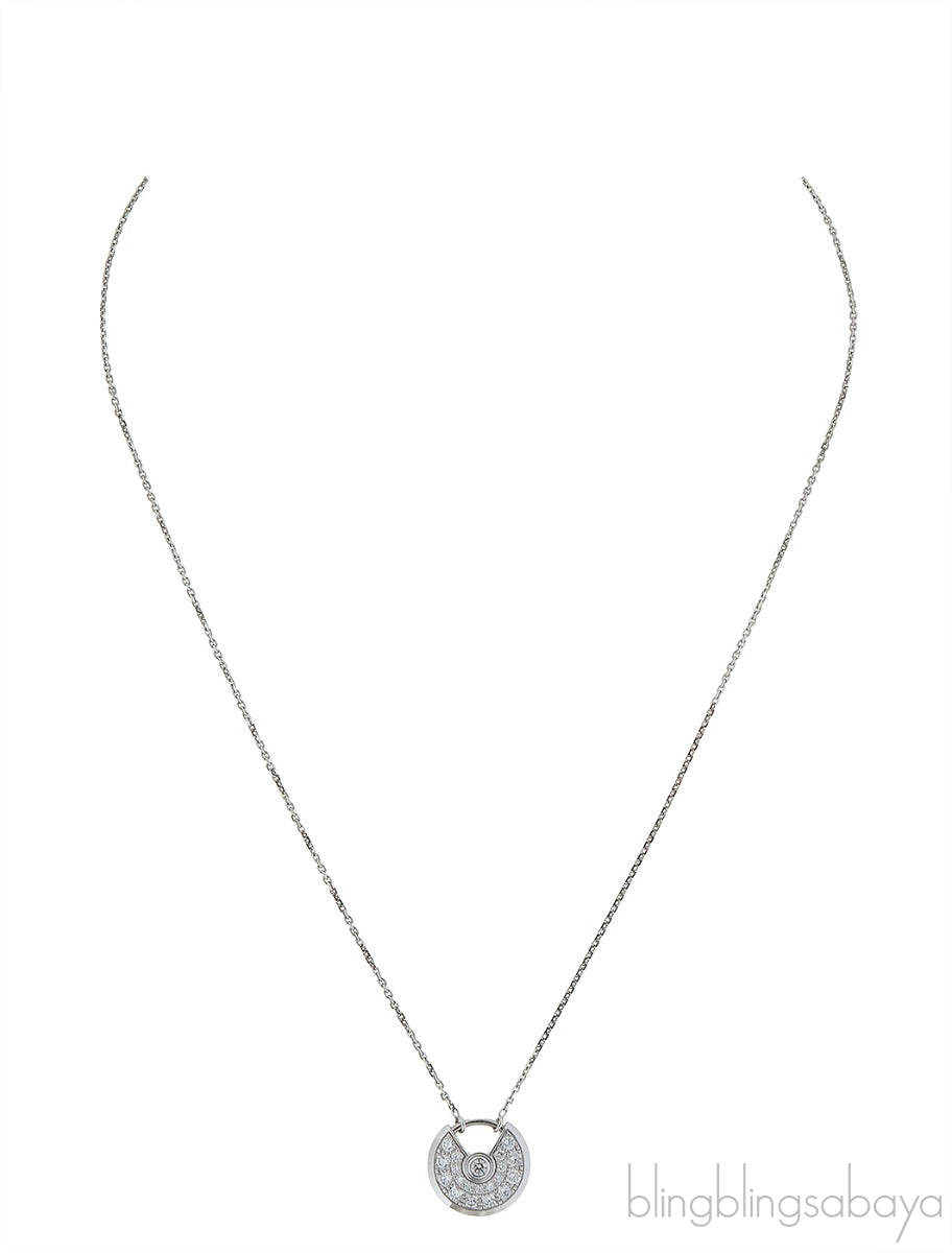 Amulette Pendant White Gold Diamond XS
