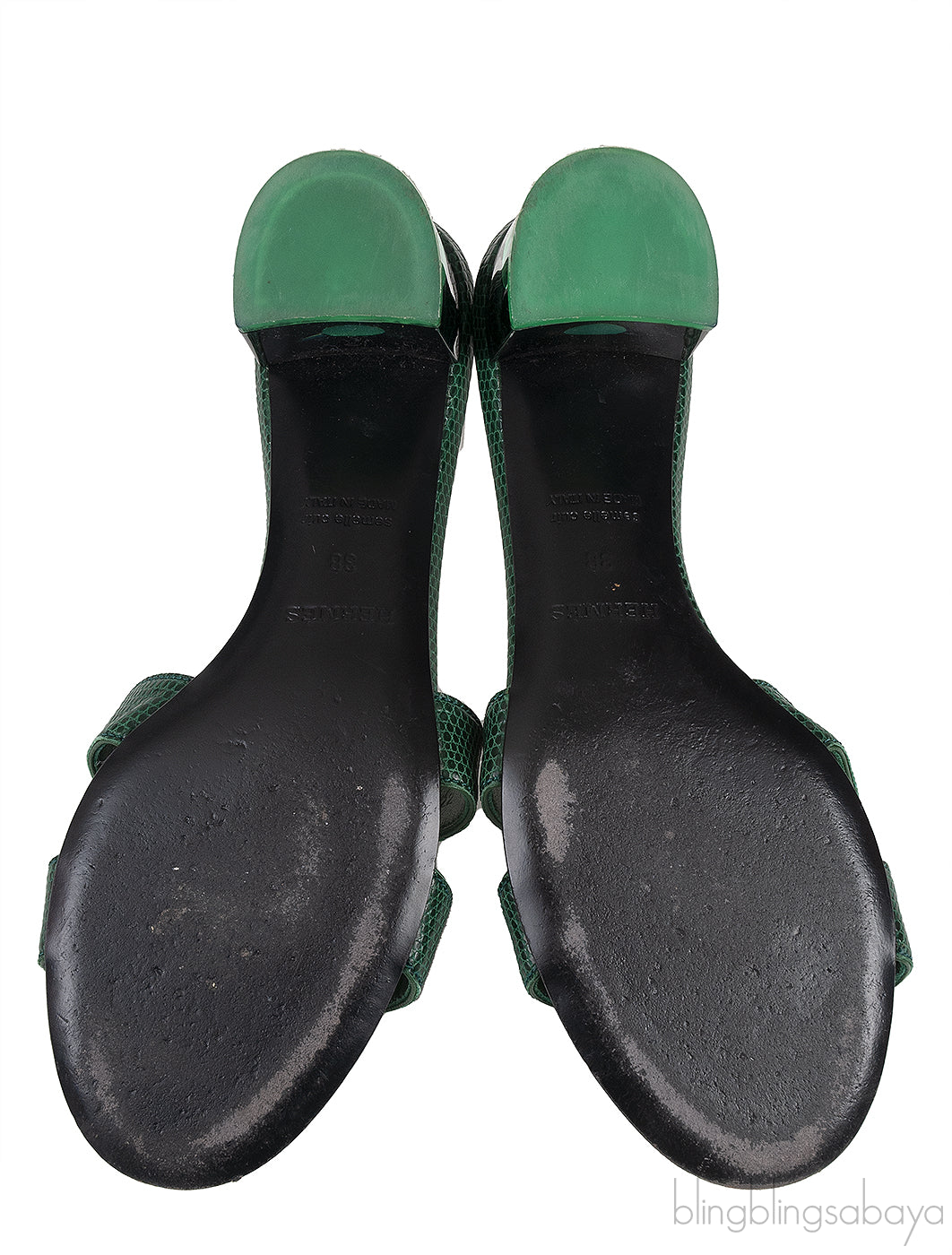 Oasis Vert Lizard Sandals