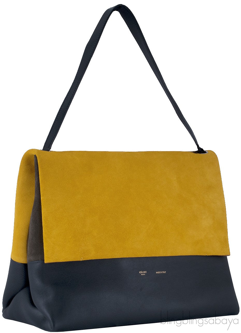 Tri-color All Soft Shoulder Bag