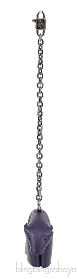 Loewe Bear Purple Leather Charm