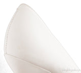 White Pointed Multicolor Crystal Heels