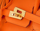 Birkin 25 Orange GHW