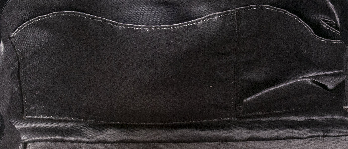 Black Quilted Rabbit Fur Bag