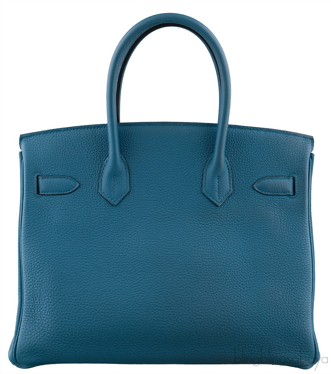 Birkin 30 Blue Cobalt Togo GHW
