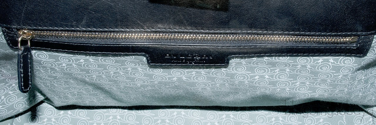 Isabella Rossellini Black Patent Bag