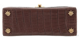 Signature Crocodile Brown Handbag