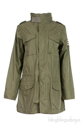 Army Green Polyester Jacket