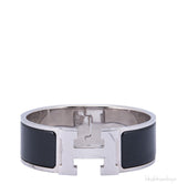 Clic Clac Black H Wide Bracelet