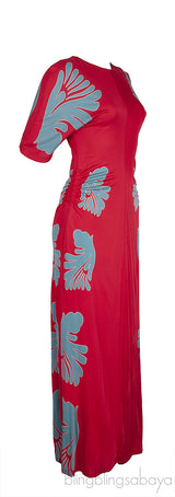Angelica Viscose Red Dress