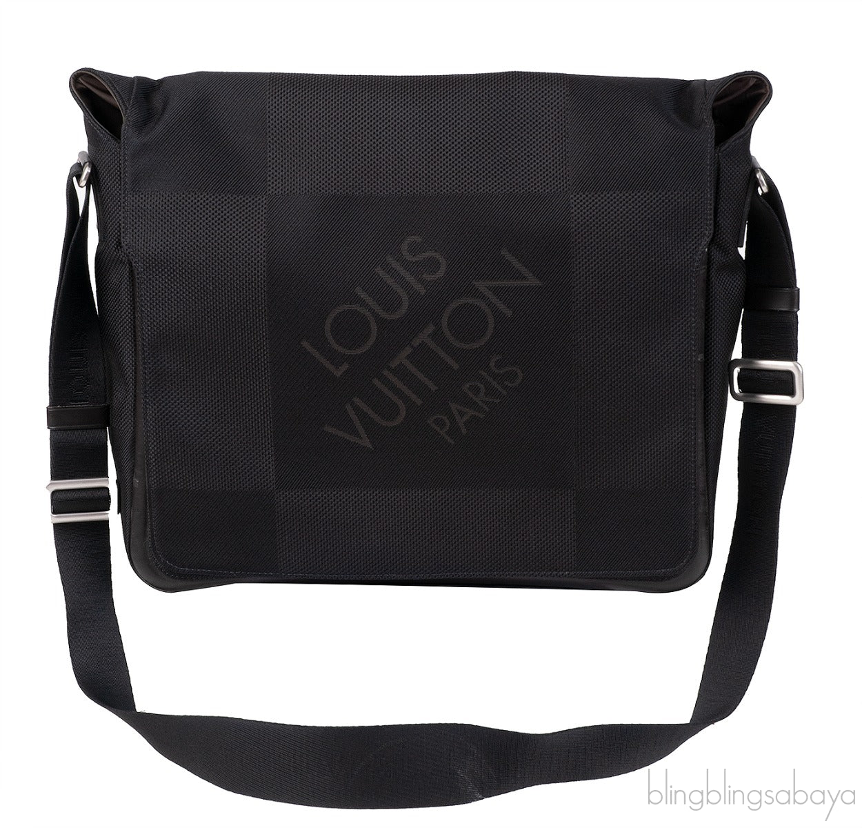 Louis Vuitton Black Denier Geant Canvas Messenger