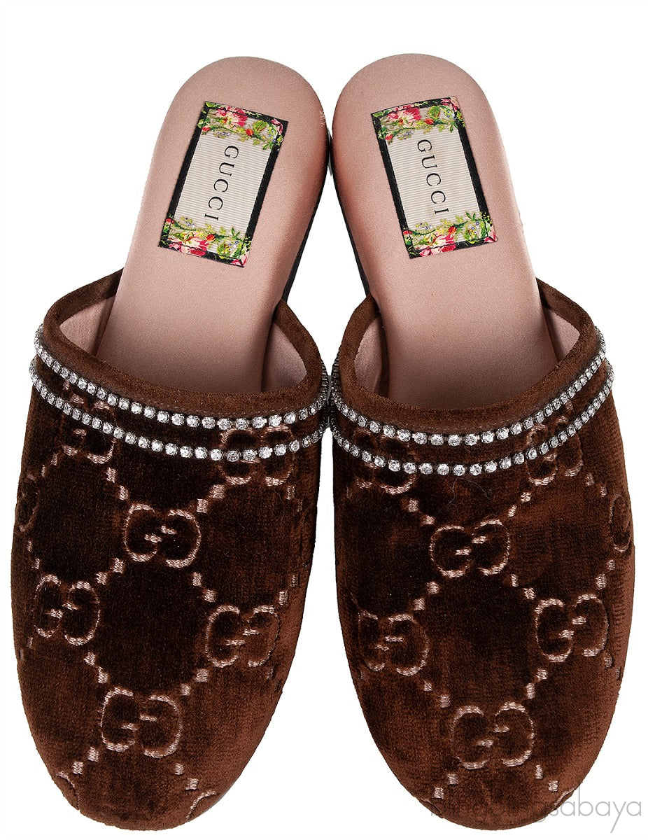 GG Velvet Slippers