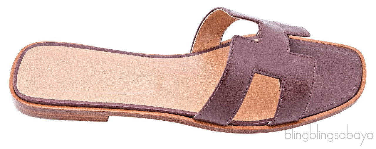 Oran Sandal Kidskin Plum