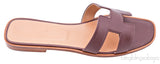 Oran Sandal Kidskin Plum