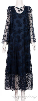 Sheer Lace Overlay Dress