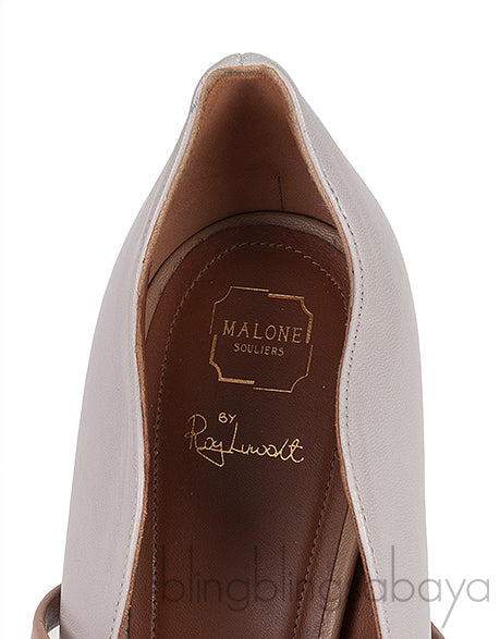 Maureen 100 Beige Grey & Brown Heels