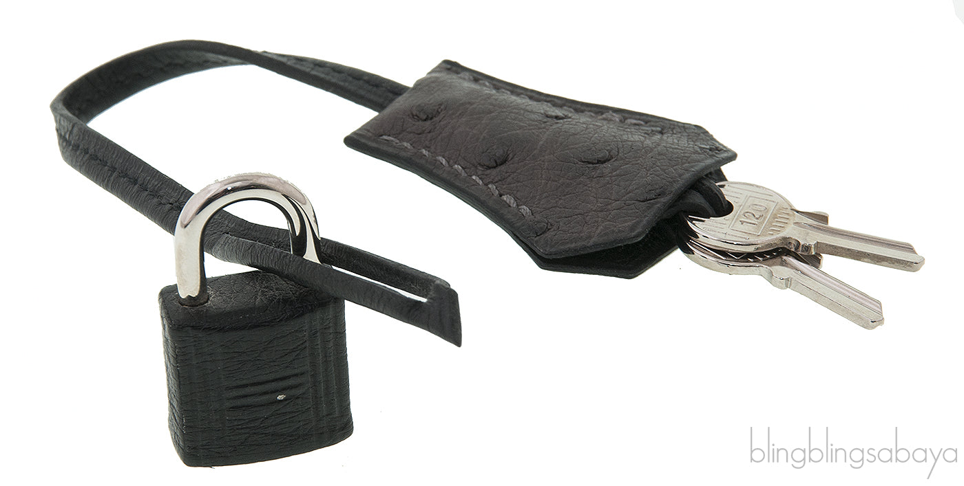 Kelly 32 Tri-color Ostrich PHW