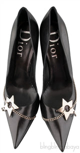 Pointed Star Chain Heels