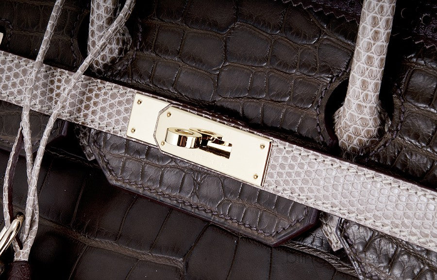 Birkin Ghillies Croc Lizard Ostrich