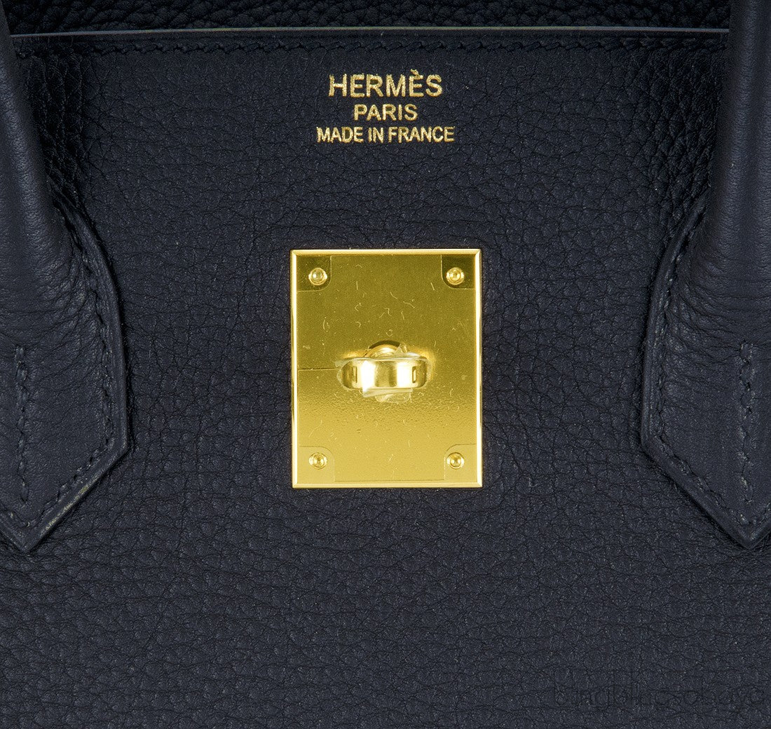 Birkin 35 Black Togo GHW